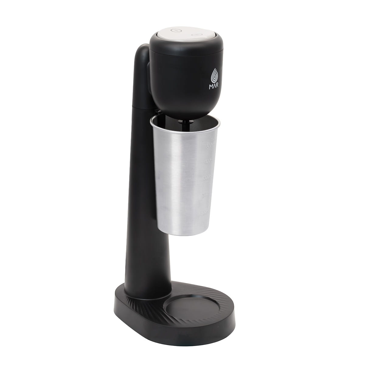 Миксер за фрапе MAR F-101, 100W, 500 ml, 2 степени, Иноксова чаша, Черен — оферта от technomani.bg/