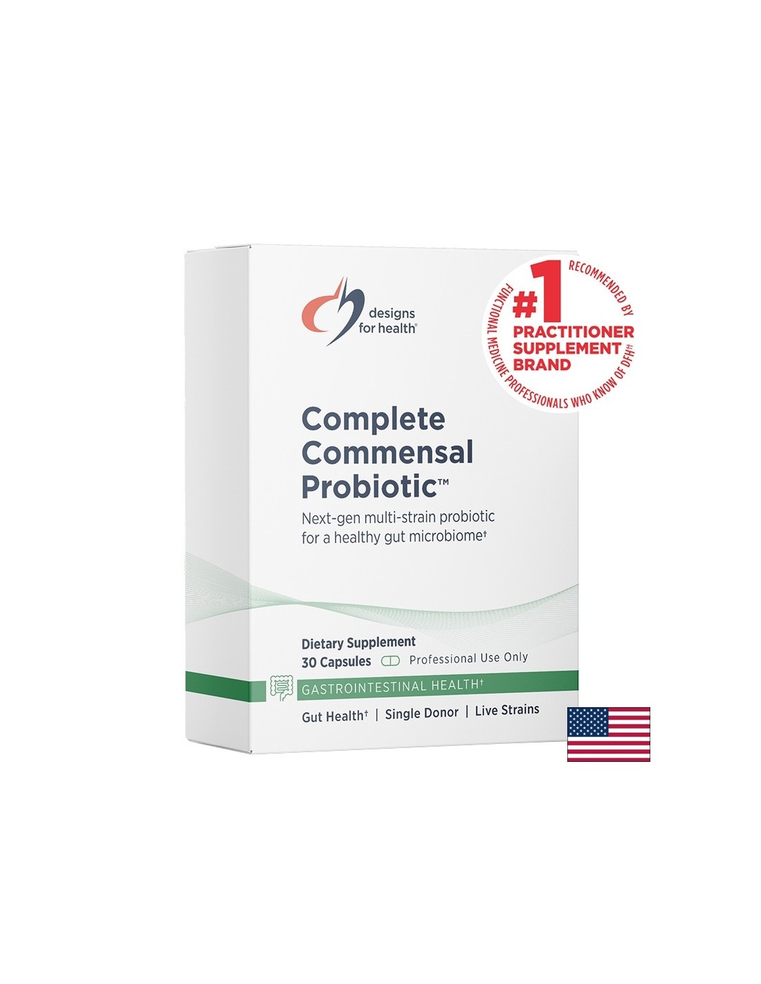 Complete Commensal Probiotic – С Акермансия за здрава чревна лигавица, 5 щама, 30 капсули — оферта от revita.bg