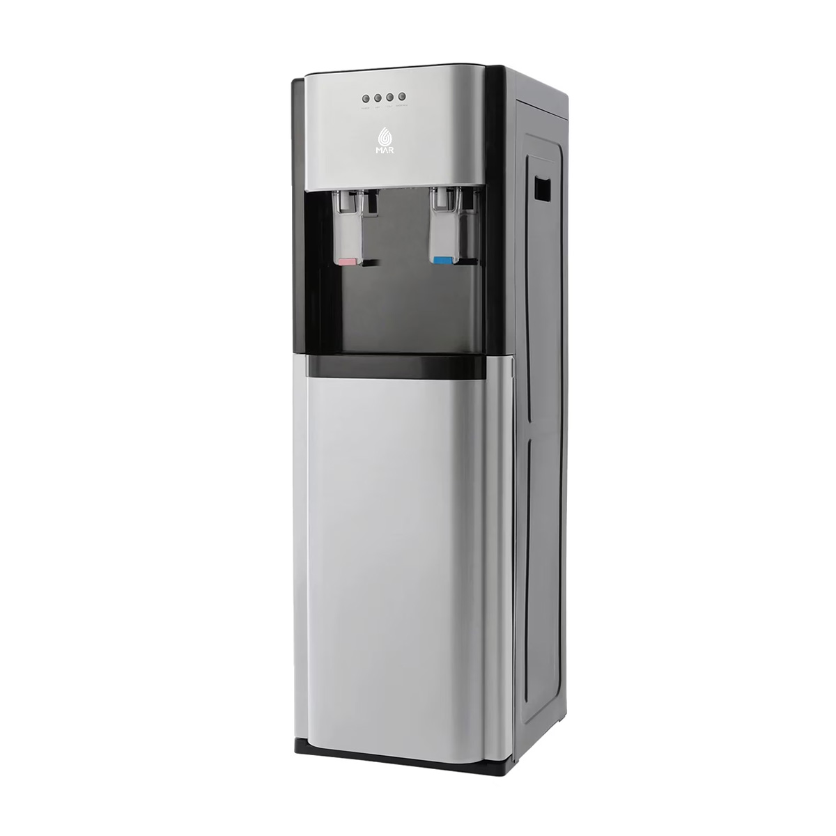 Диспенсър за вода MAR WE-853, 630W, Електронен, Отопление 550W, Охлаждане 80W, 15-85°C, Долно зареждане, Черен — оферта от technomani.bg/