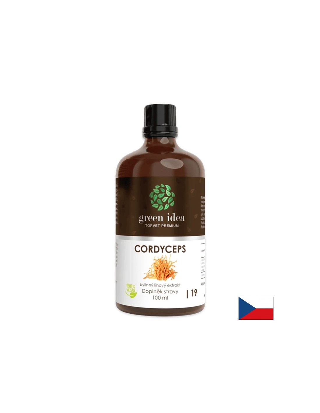 Кордицепс с витамин C – За имунитет и издръжливост, тинктура, 100 ml — оферта от revita.bg