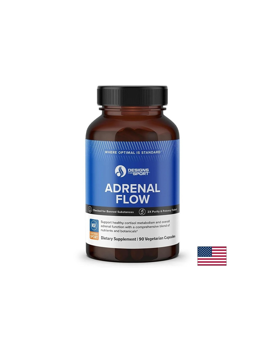Adrenal Flow – При умора и спад в енергията, адаптогенна формула, 90 капсули — оферта от revita.bg