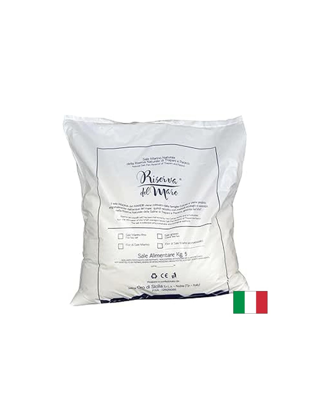 Ръчно добита натурална морска сол на кристали, 5 kg — оферта от revita.bg
