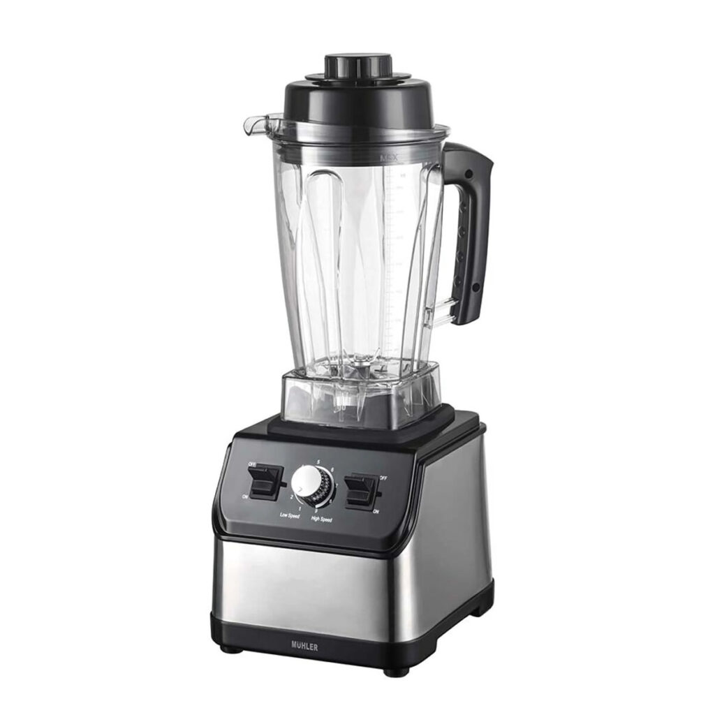 Блендер Muhler MB-1624, 1600W, 9 скорости + pulse, 2.4L, Черен/Инокс — оферта от technomani.bg/
