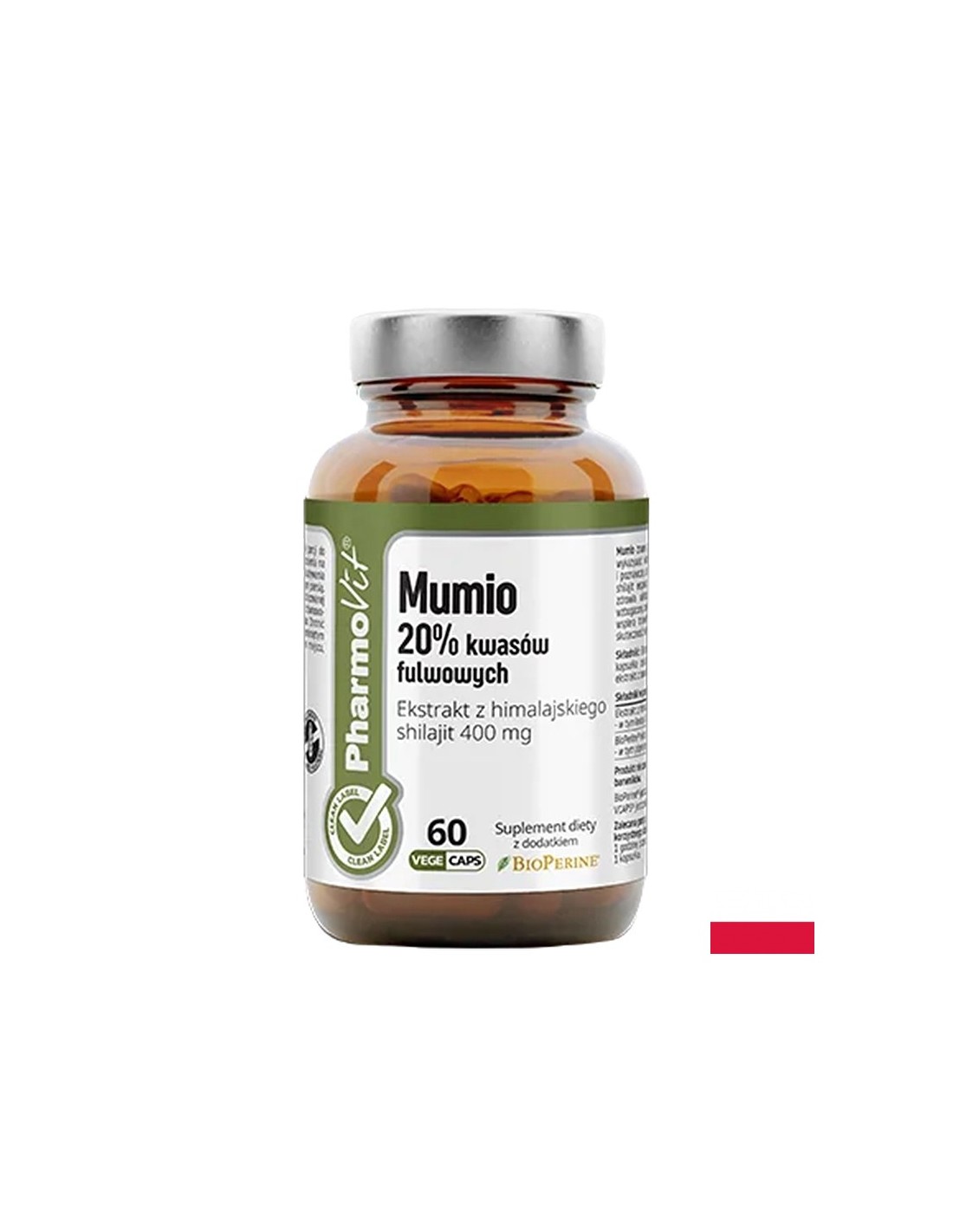 Мумио (Шилажит) – Метаболизъм и храносмилане, 400 mg, 60 капсули — оферта от revita.bg