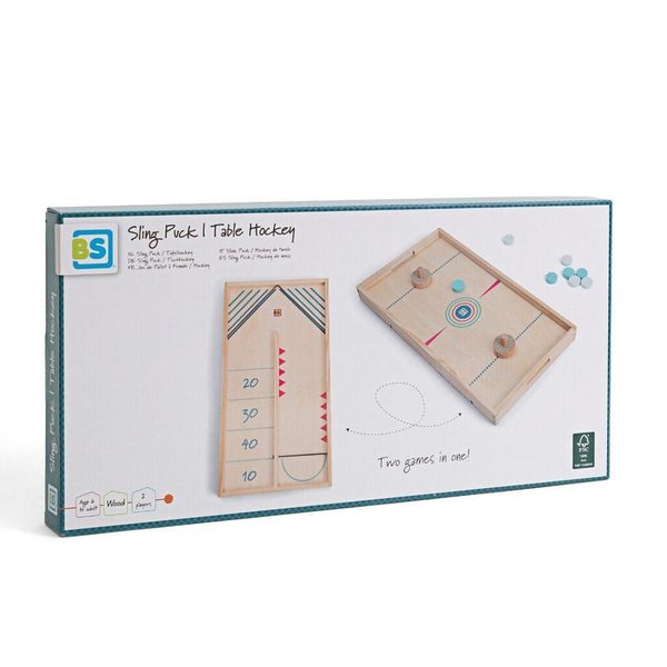 Хокей на маса и Шайби- 2 Игри от BS Toys — оферта от woodenmagic.bg