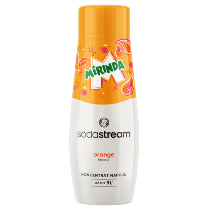 Концентриран сироп SodaStream Mirinda, 440 мл, До 9 л, Без алергени и ГМО, Бял/оранжев — оферта от alleop.bg