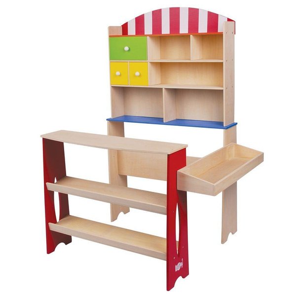 Детска ролева игра – Дървен магазин Lelin Toys — оферта от woodenmagic.bg