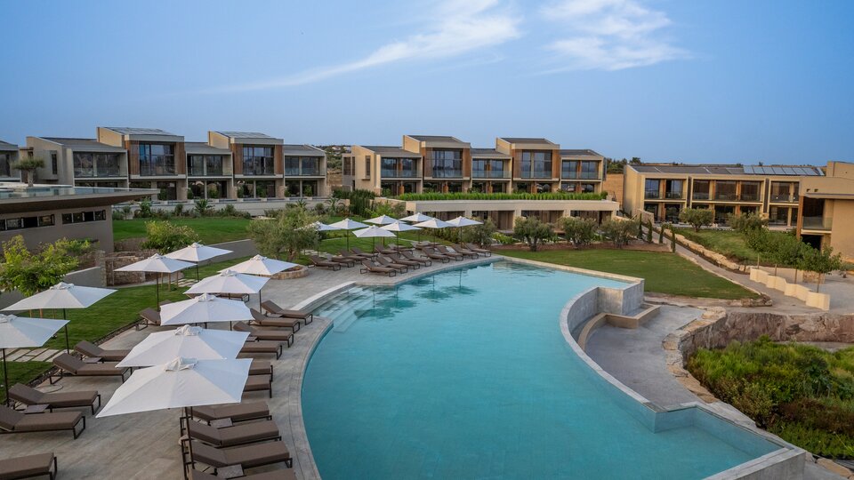 4 нощувки, All Inclusive в Zelia Halkidiki by Hyatt 5*, Халкидики, Гърция през Август и Септември! — оферта от niamavreme.bg