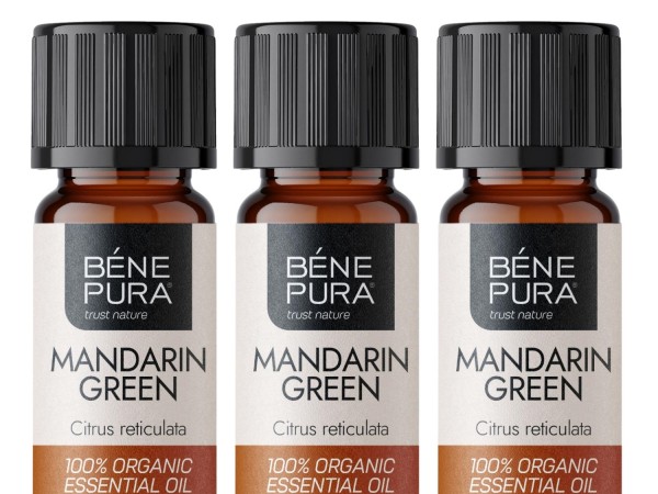 3x Био Етерично масло от Зелена Мандарина - 10мл — оферта от benepura.bg