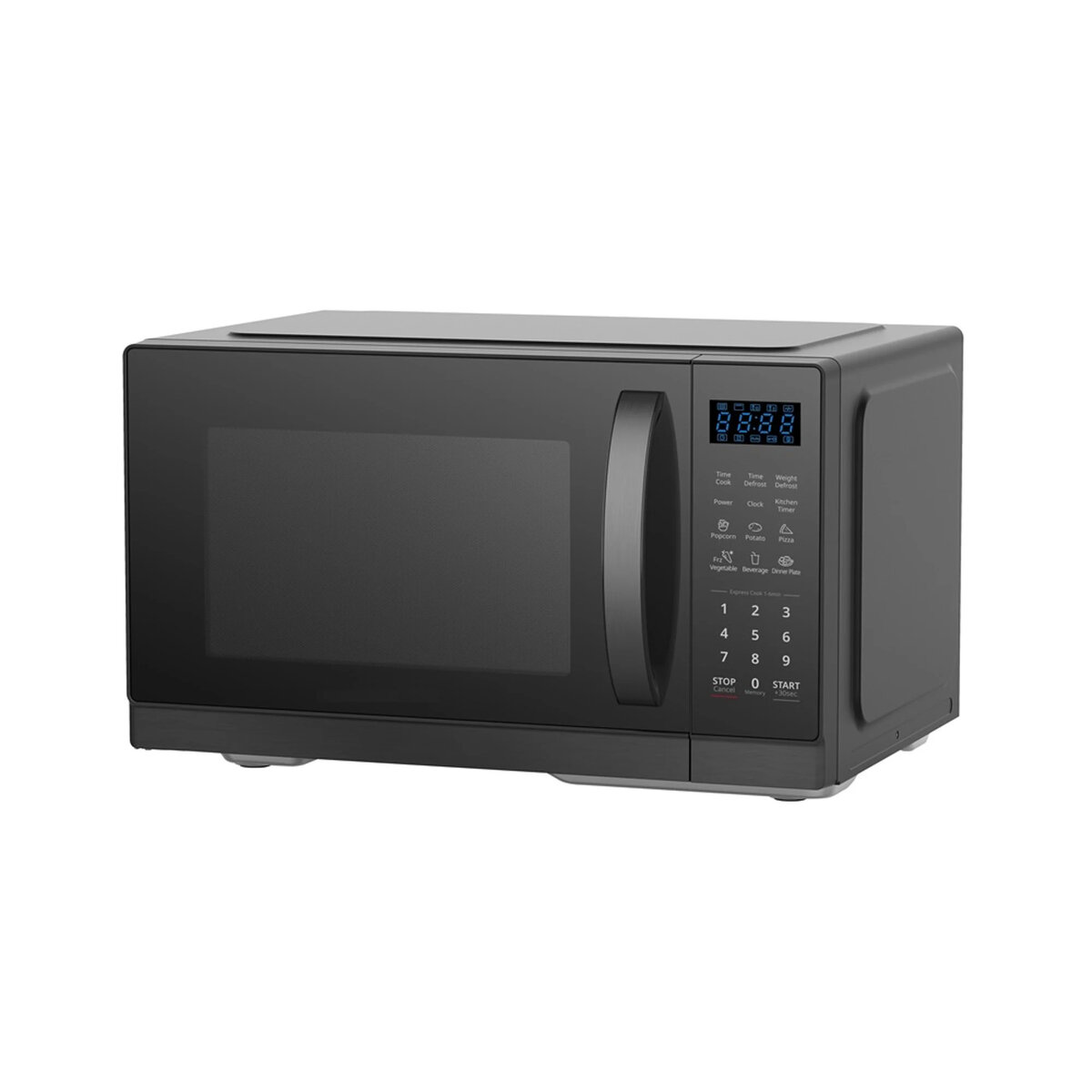 Микровълнова фурна MUHLER MO-7059D, 1400W, 25L, 11 степени, LED дисплей, Часовник, Таймер, Черен — оферта от potrebno.bg