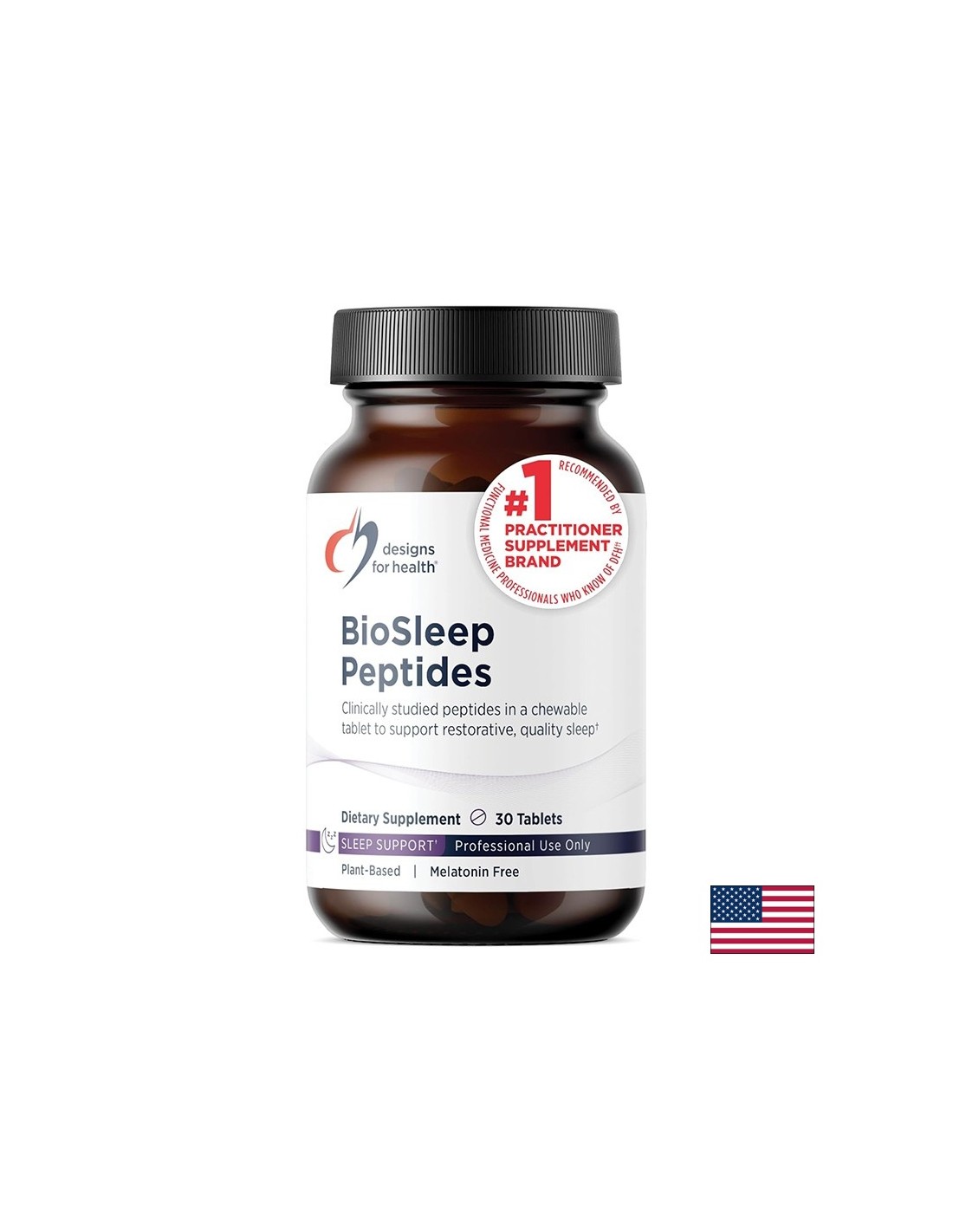 BioSleep Peptides – При безсъние и трудно заспиване, пептиди от кафяв ориз 250 mg, 30 дъвчащи таблетки — оферта от revita.bg