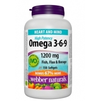 УЕБЪР НЕЙЧЪРАЛС Omega 3-6-9 1200 МГ Х 150 — оферта от vitania.bg