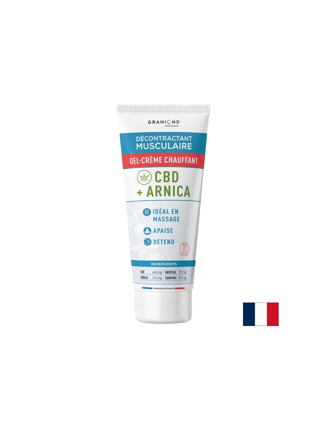 Затоплящ гел-крем със CBD и арника за отпускане на мускулите, 75 ml — оферта от revita.bg
