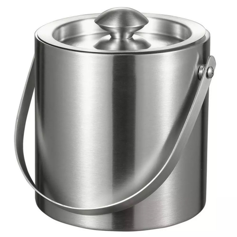 Ледарка Kinghoff KH 1243, 1.5 л, Ø15 см, Двойна стена, Дръжка за лесно носене, Инокс — оферта от alleop.bg