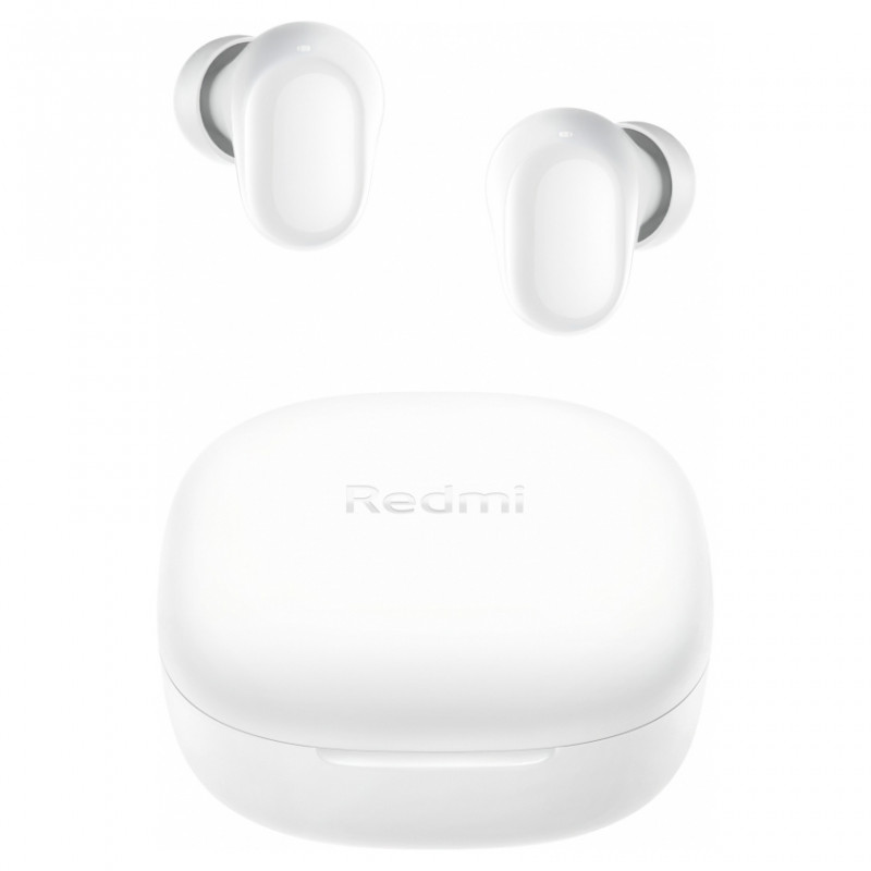 Безжични слушалки Xiaomi Redmi Buds 6 Play BHR8773GL, 7.5 часа, Обхват 10 м, Bluetooth 5.4, IPX4, Бял — оферта от alleop.bg