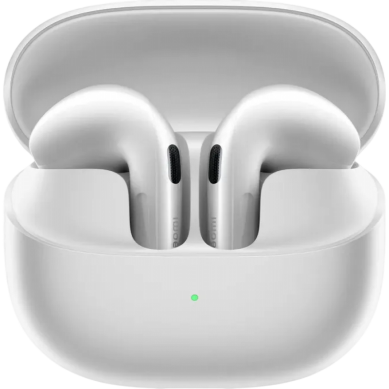 Слушалки Xiaomi Buds 6 M2540E1, 6 часа, Bt 5.4, Hi-Res, aptX Lossless, AI шумопотискане, ANC, 360° звук, IP54, Керамичнобял — оферта от alleop.bg