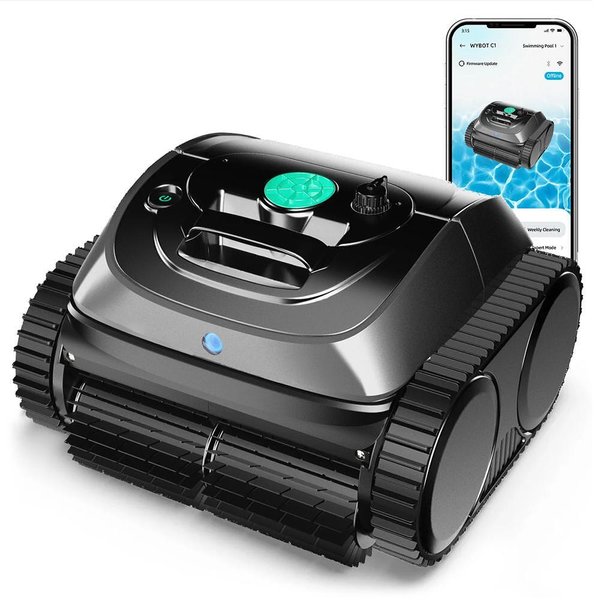 РАЗОПАКОВАН: Безкабелен робот за басейни Wybot C1 — оферта от dedal-robot.com