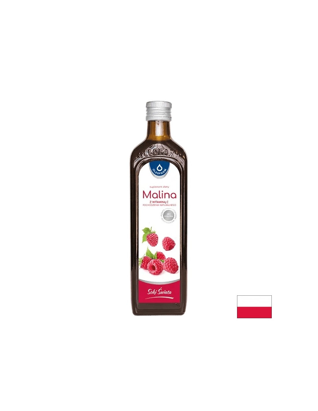 Сок от малина, директно изцеден, 490 ml — оферта от revita.bg