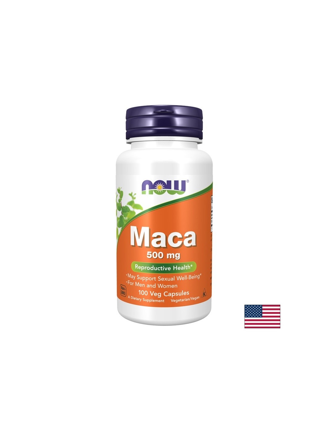 Мака (Lepidium meyenii), корен, 500 mg, 100 растителни капсули — оферта от revita.bg