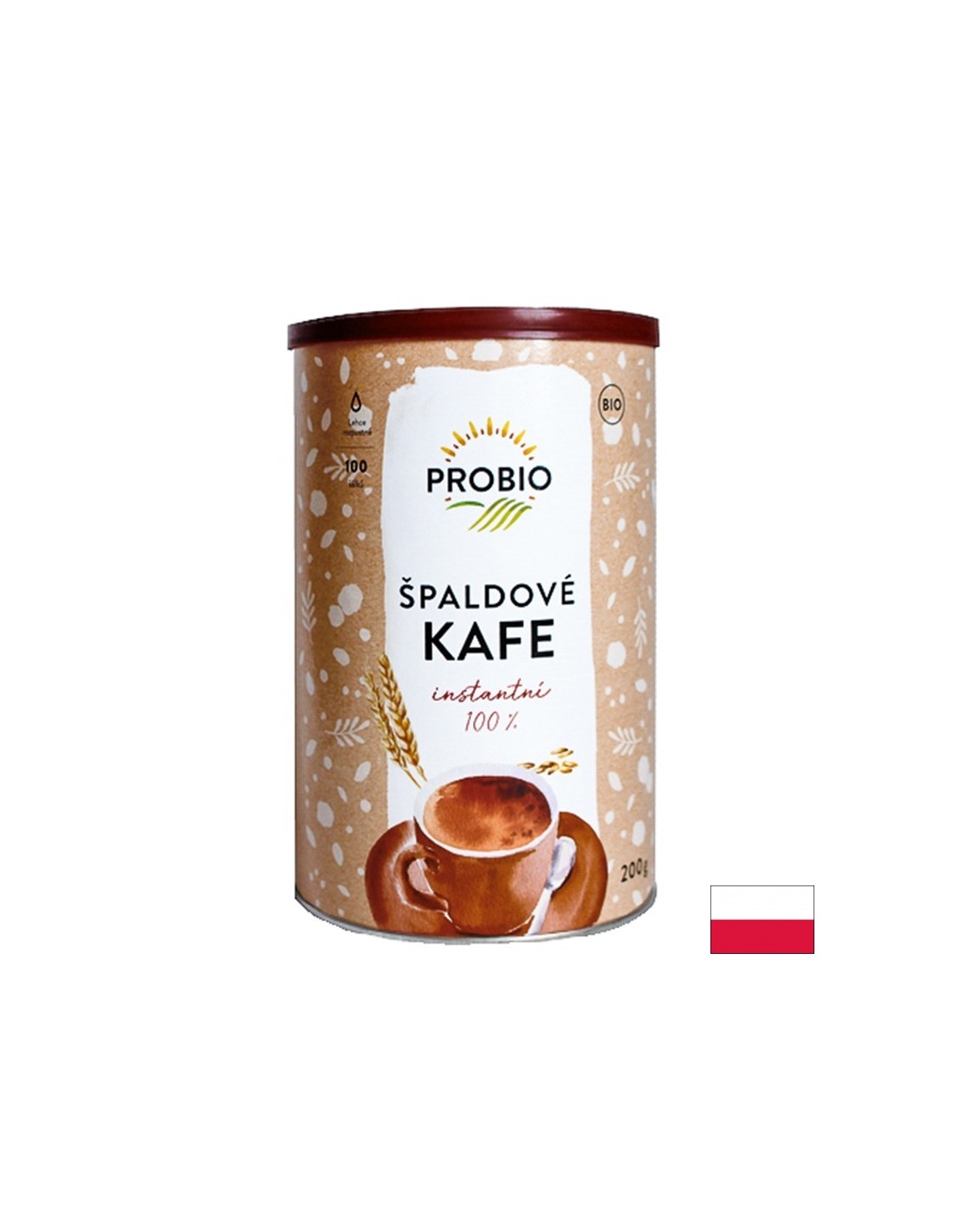 Разтворимо кафе от спелта, БИО, без кофеин, 200 g — оферта от revita.bg