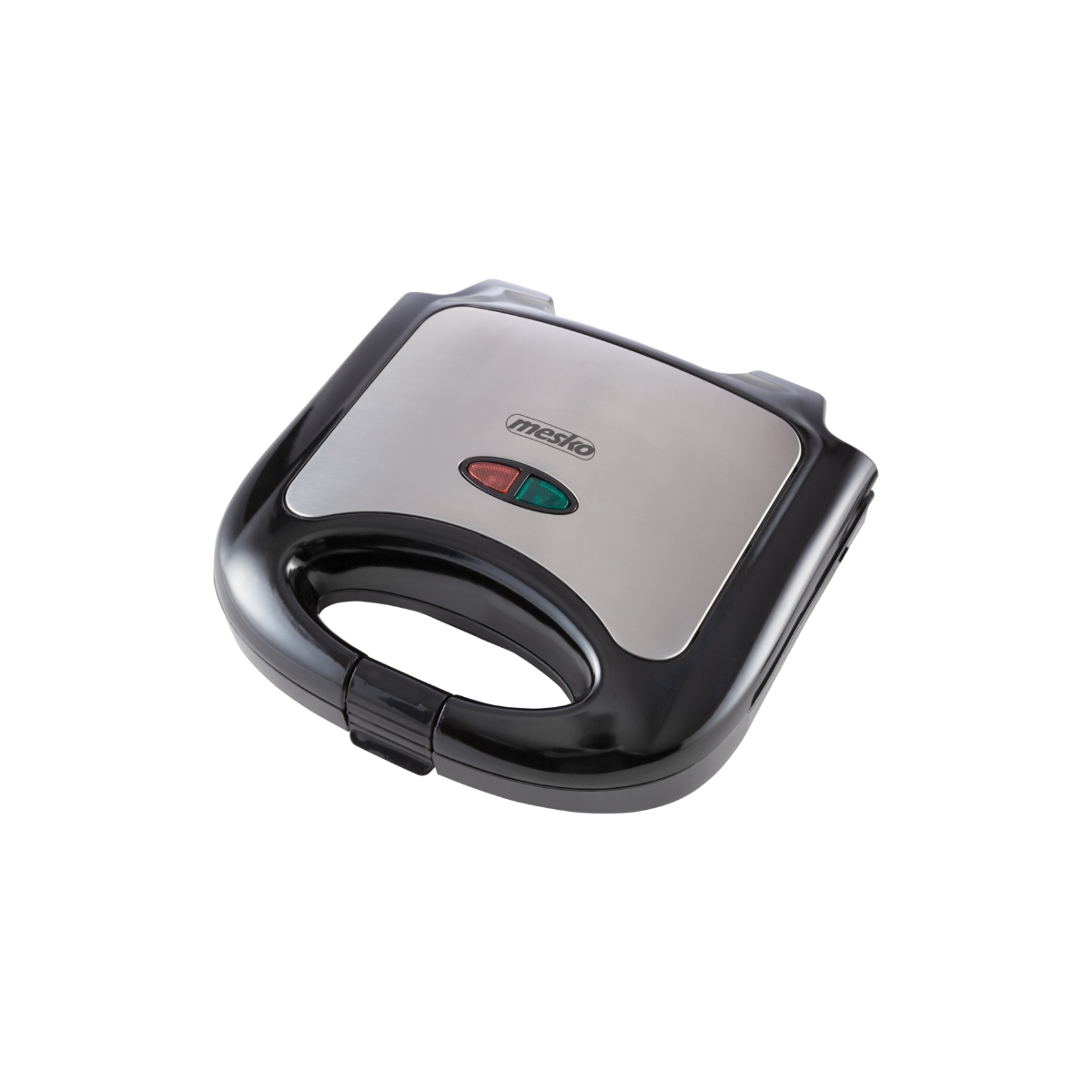Уред за сандвичи Mesko MS-3080, 850W, Незалепващо покритие, Черен/Сив — оферта от potrebno.bg