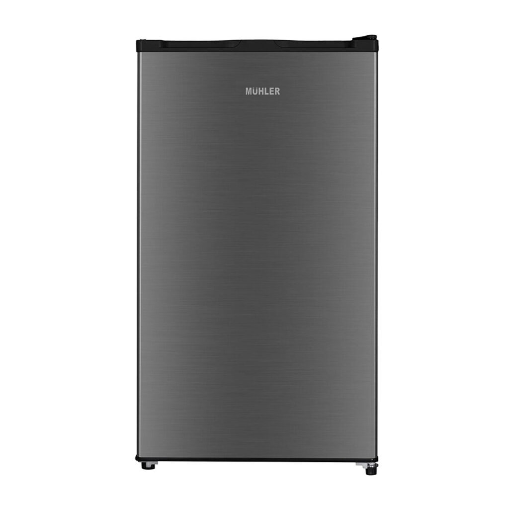 Хладилник Muhler S85IE0, 90L, Клас Е, Хладилен агент: R600a, 475x850x445mm, Инокс — оферта от technomani.bg/