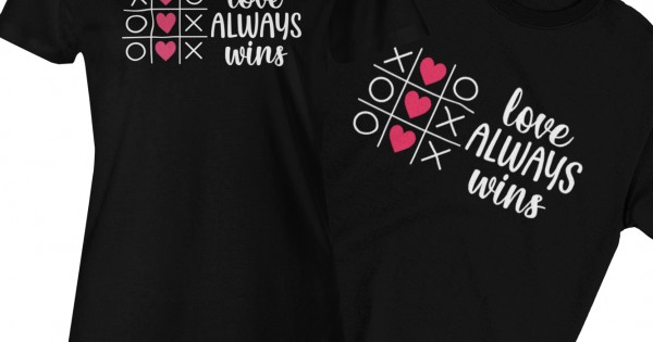 Tениски за влюбени - Love Always Wins — оферта от clothink.eu