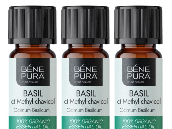 3x Био Етерично масло от Босилек - 5мл — оферта от benepura.bg