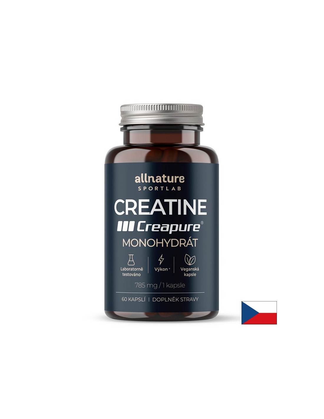 Креатин монохидрат Creapure® – Физическа издръжливост, 785 mg, 60 капсули — оферта от revita.bg