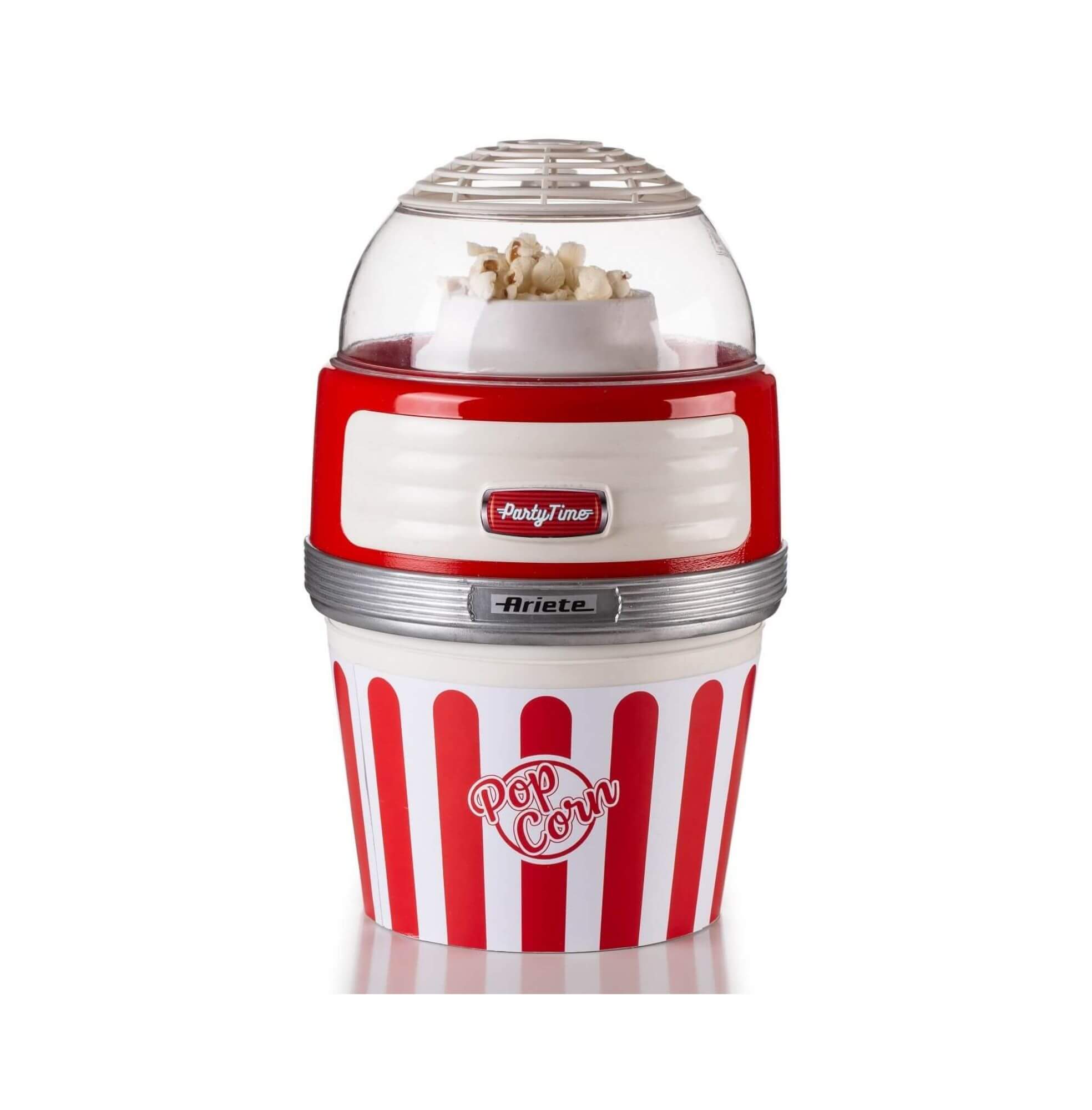 Машина за пуканки Ariete XL Party Time, 1100W, червена — оферта от airtrade.bg